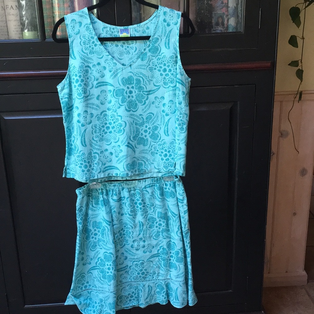 Sunny Side Up / Fresh Produce top and skirt set